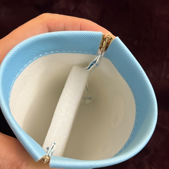 Sanrio Hangyodon Wallet Case Bag Coin Purse Organizer Travel Cosmetic Makeup New - Picture 5 of 9